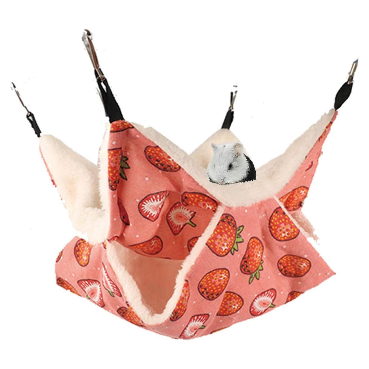 Hamaca para Hurones y Cobayas EAEDMY 34x34 cm Suave y Cálida