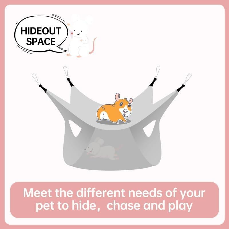 Hamaca para Hurones y Cobayas EAEDMY 34x34 cm Suave y Cálida