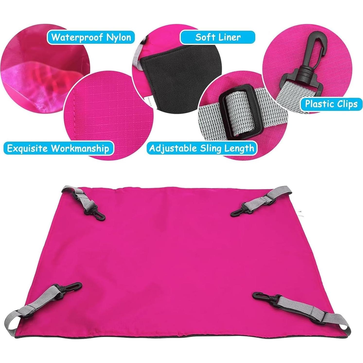 Hamaca para Hurones Hamiledyi 58x48cm Rosa, Cama Colgante