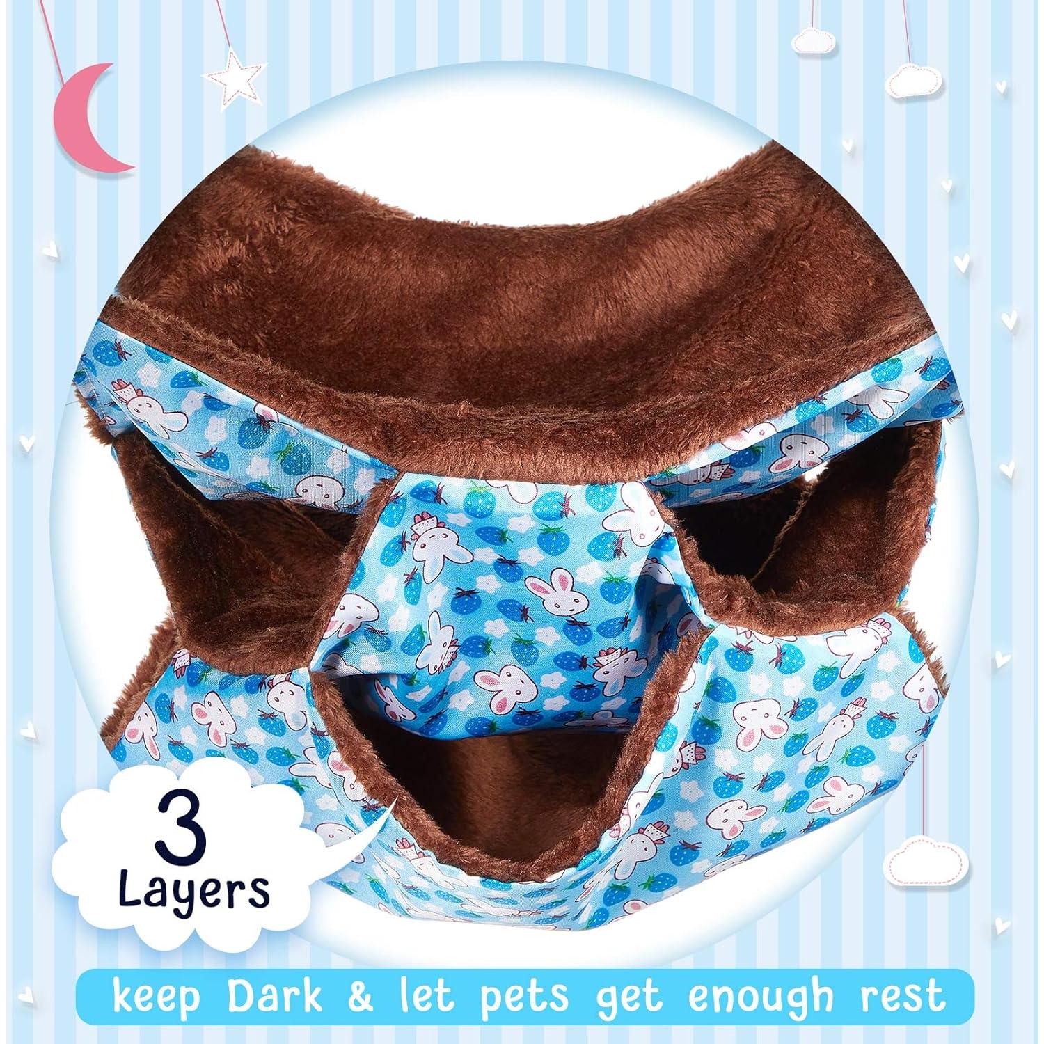 Hamaca Colgante para Mascotas Pequeñas Weewooday 3 Niveles