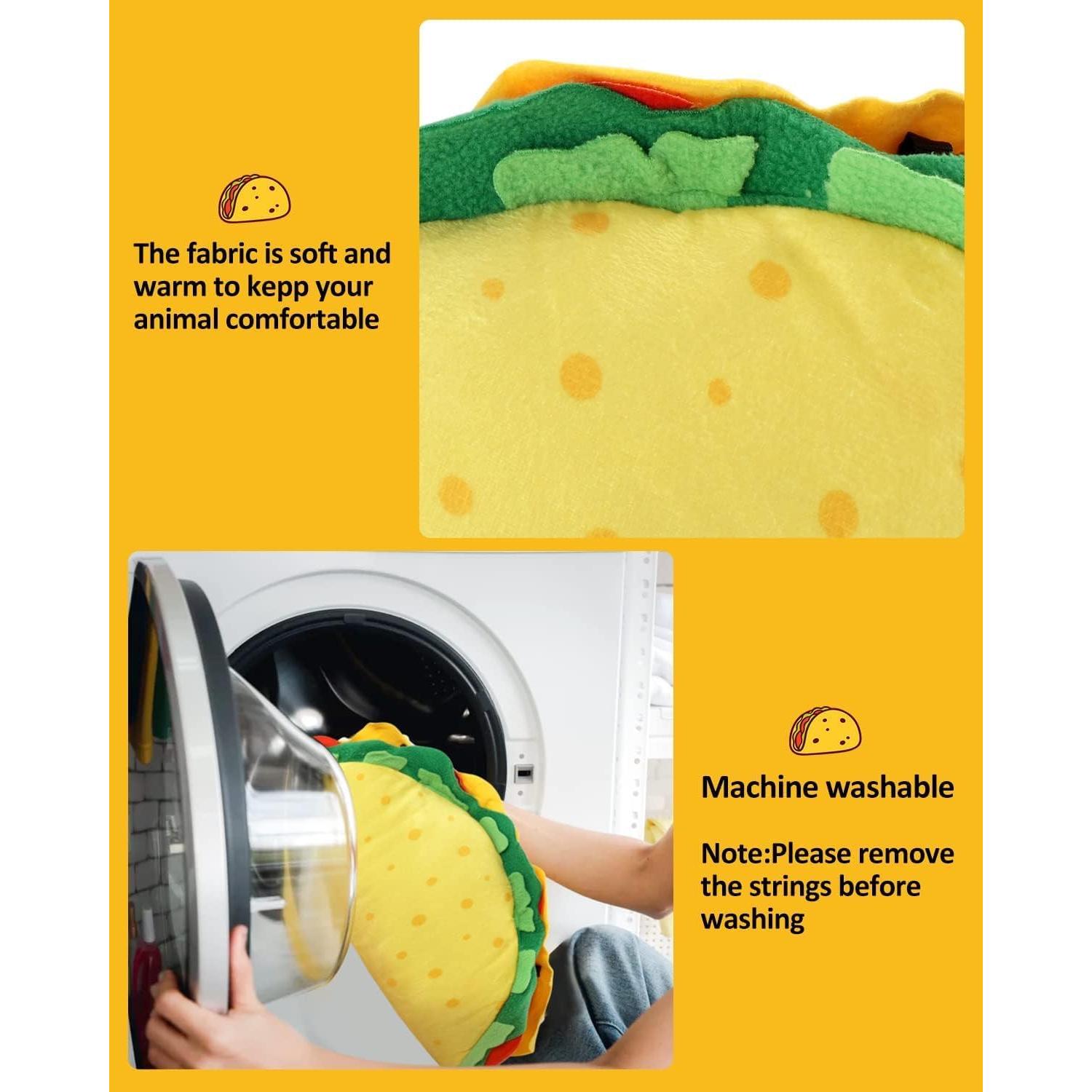 Casa Túnel Taco Percozzi para Hamsters y Roedores 35.5x21.5cm