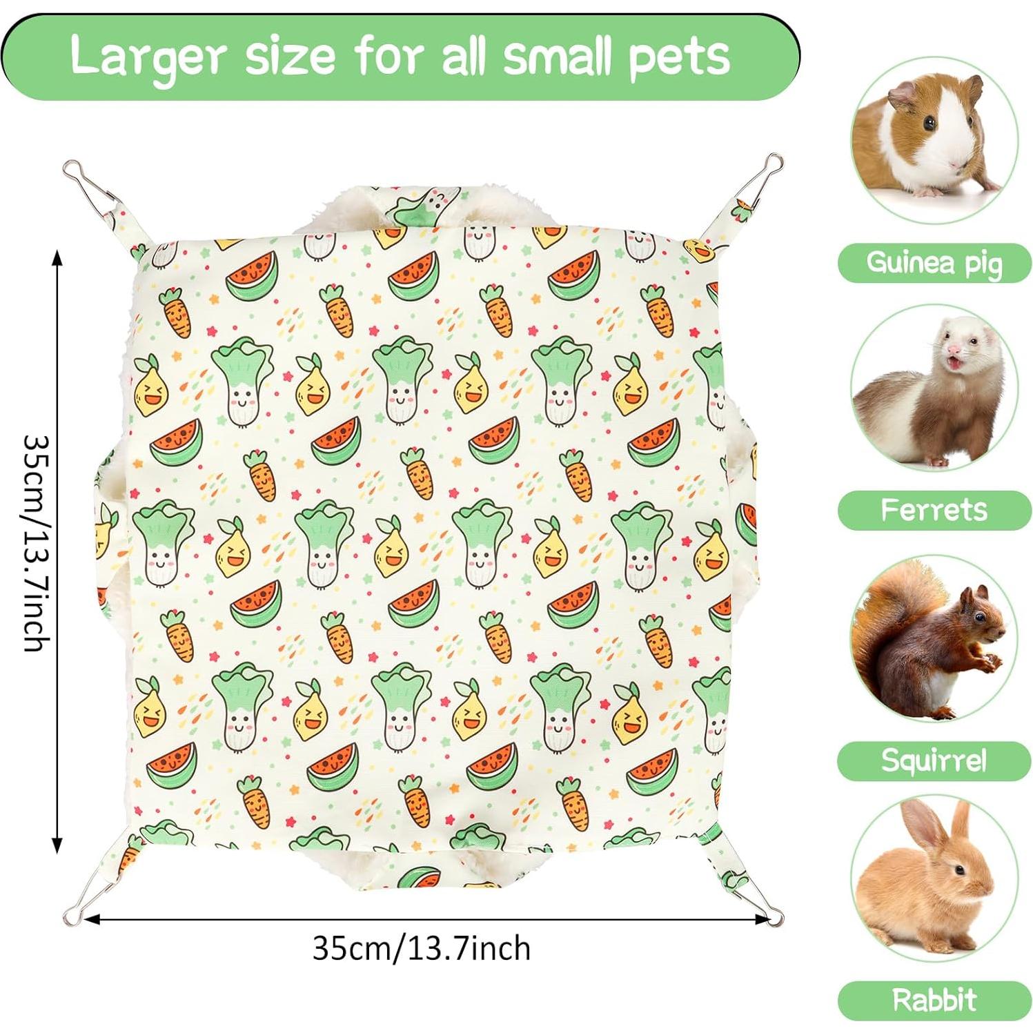 Hamaca de 3 Niveles para Hurones y Cobayas PETKNOWS 30x30cm