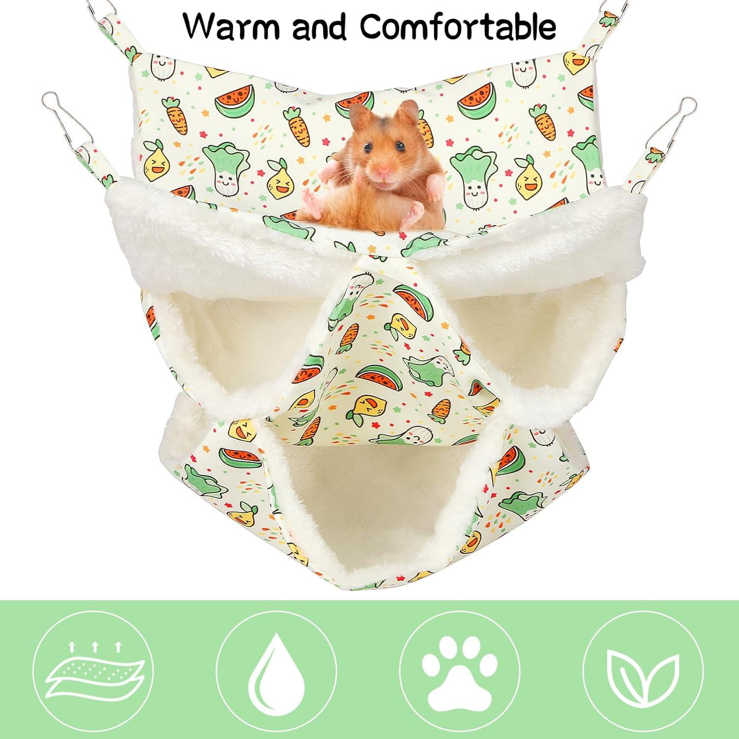 Hamaca de 3 Niveles para Hurones y Cobayas PETKNOWS 30x30cm