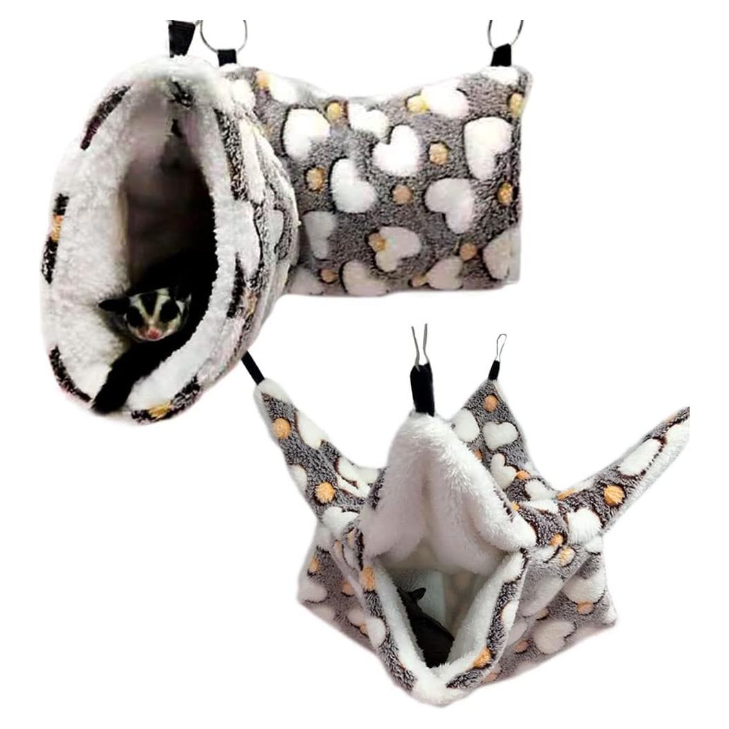 Juego de Hamaca y Túnel Colgante Oncpcare para Hámsters