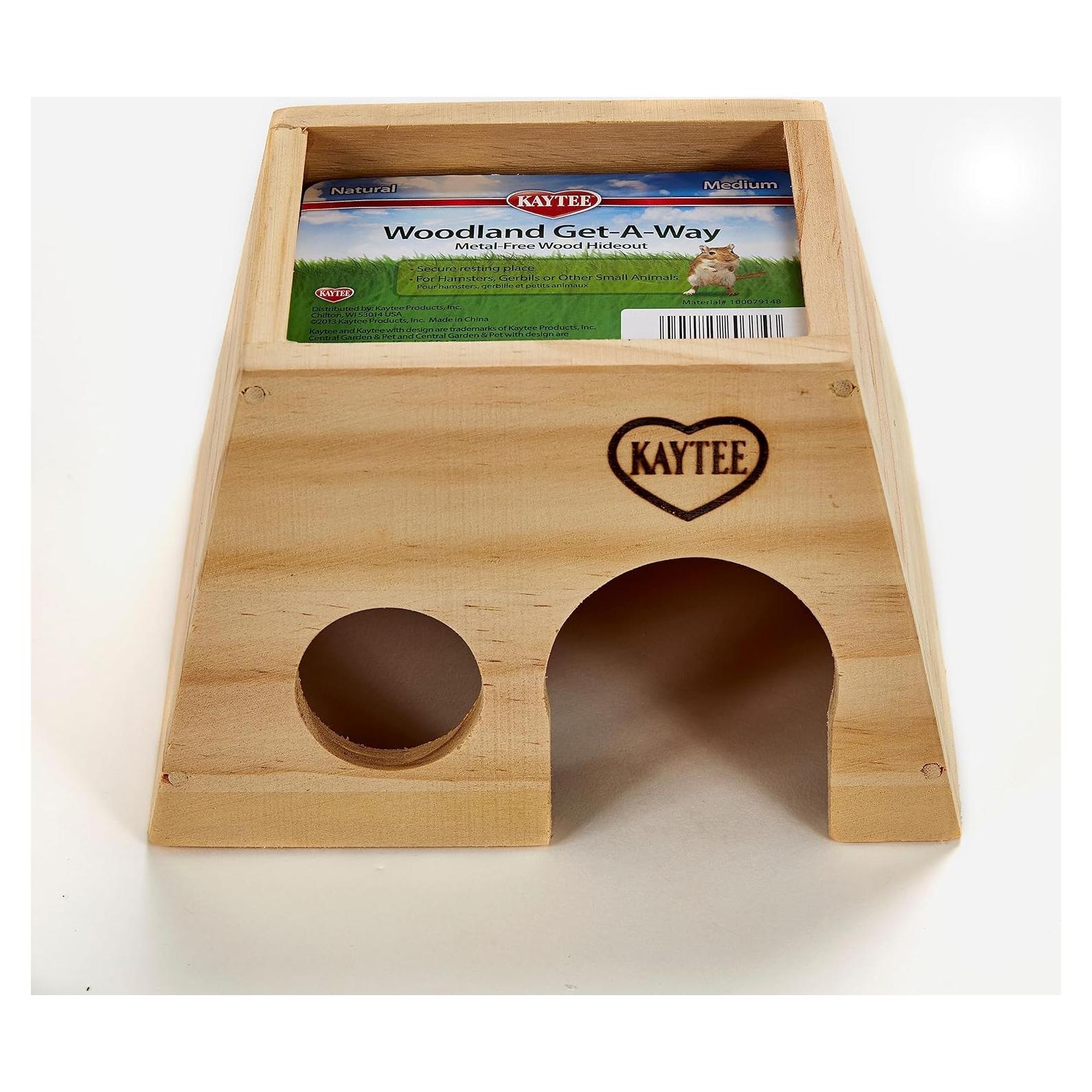 Escondite de Madera Kaytee Woodland Mediano 14.6x17.4 cm