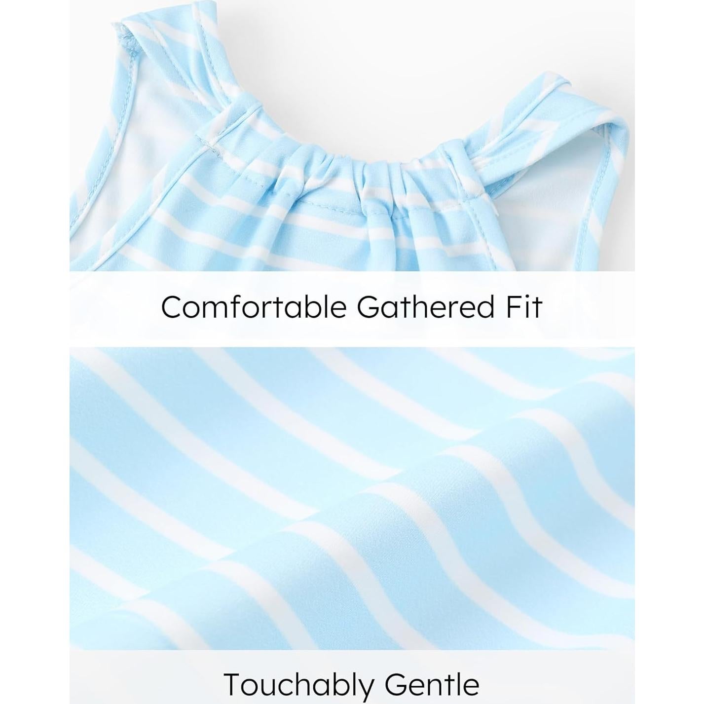 Vestido sin mangas Peppa Pig para niñas 2T azul con mariposas