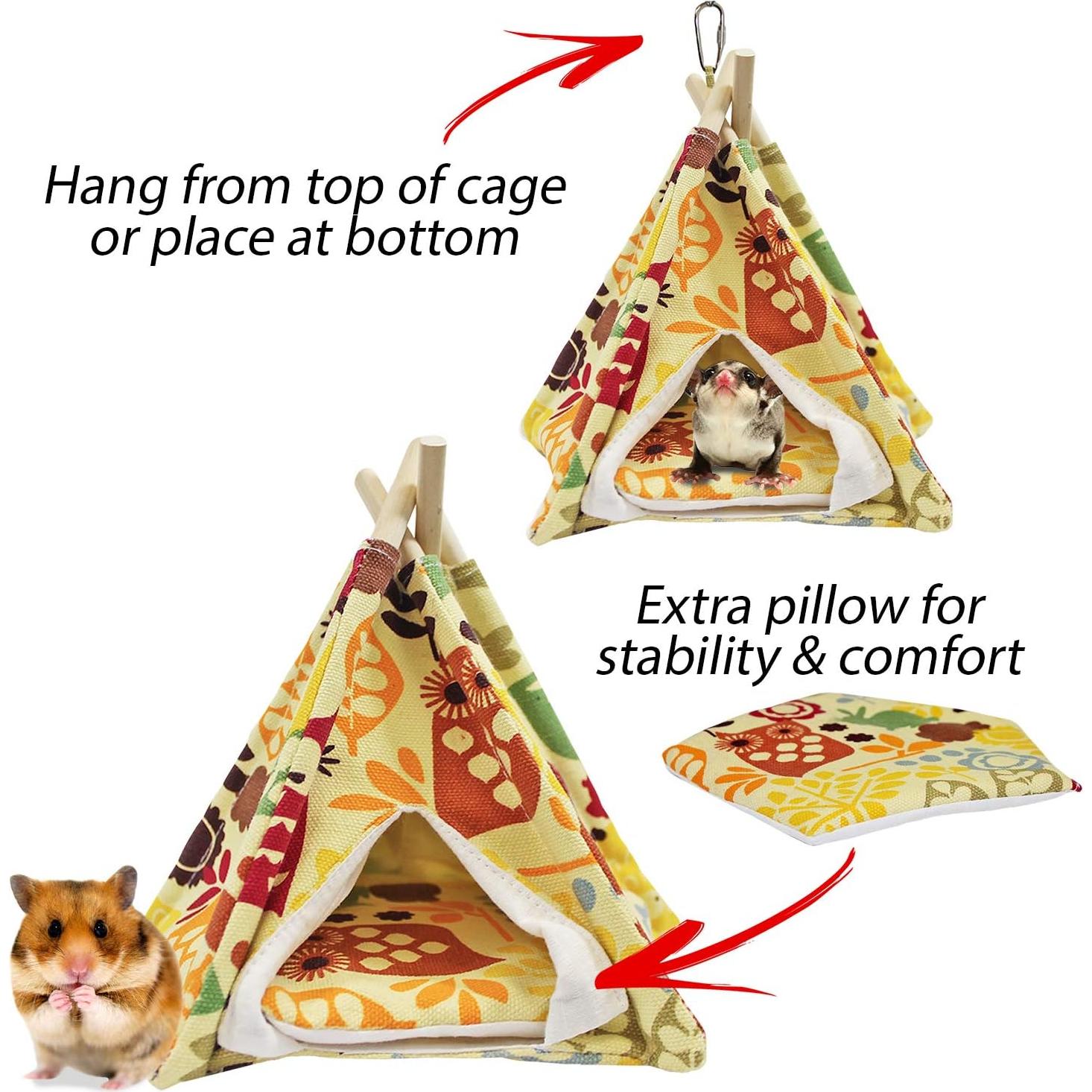 Tienda Teepee Mediana Exotic Nutrition para Pequeños Animales