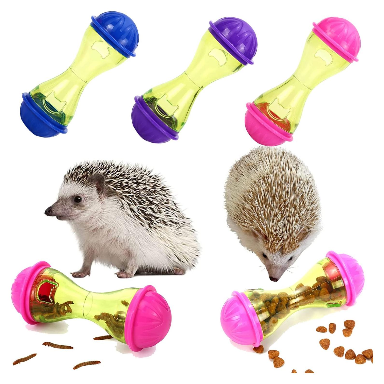 3 Juguetes para Erizos H-Enoch - Accesorios para Jaula 11x4cm