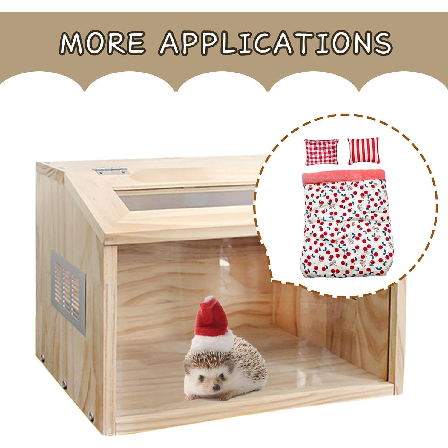 Saco de dormir para erizos Wzttdm con 2 almohadas 25x20cm