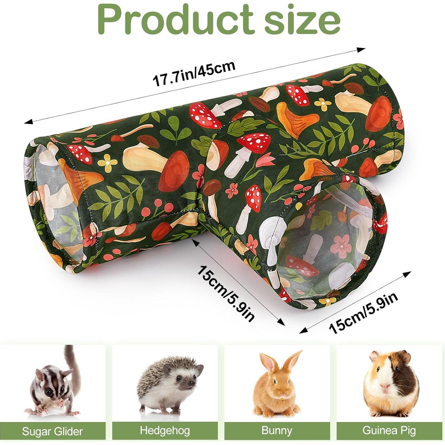 Túnel para Cobayas Bienbee 3 Vías Lavable 21.6x19.8 cm