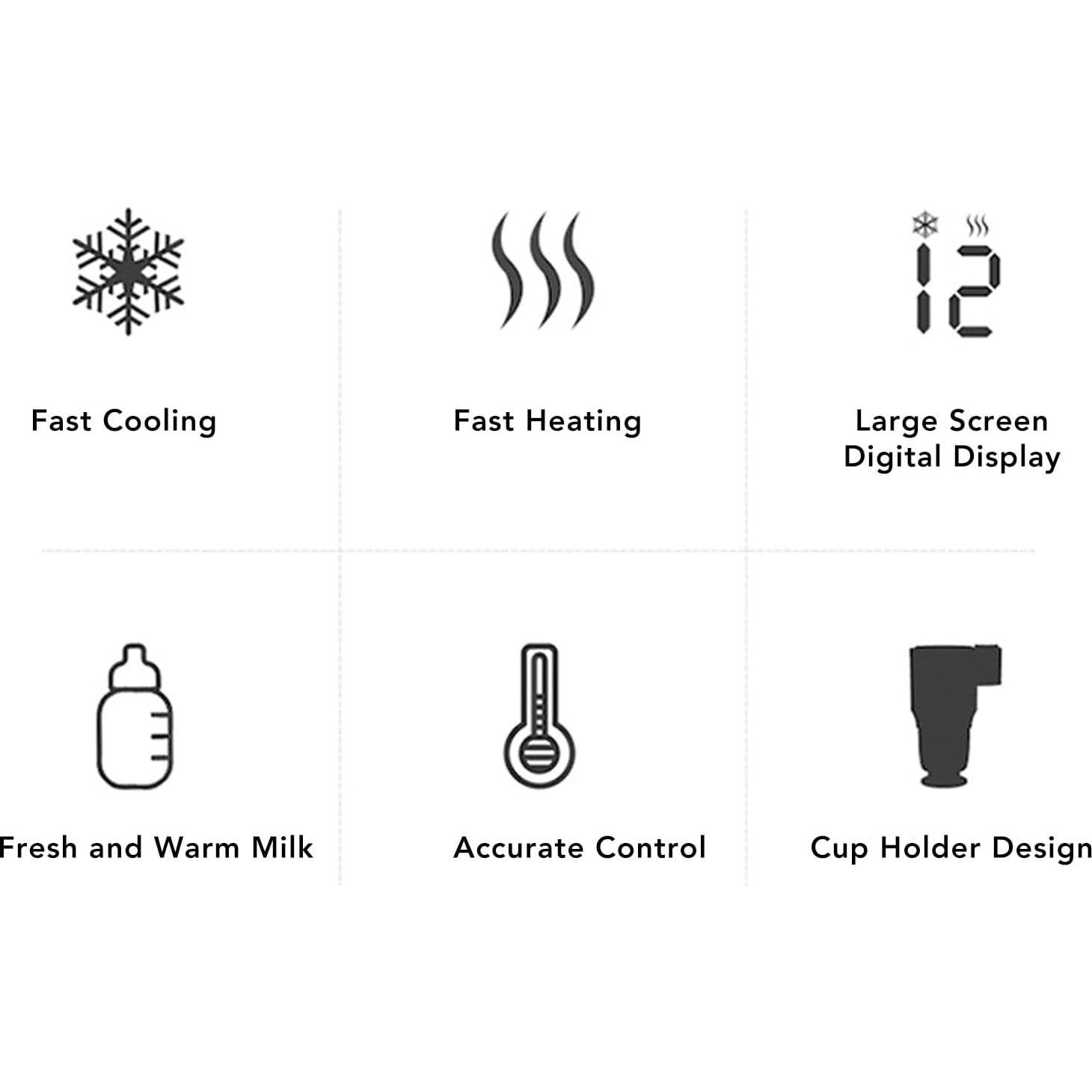 Enfriador y Calentador de Tazas Zyyini 12V 36W para Auto