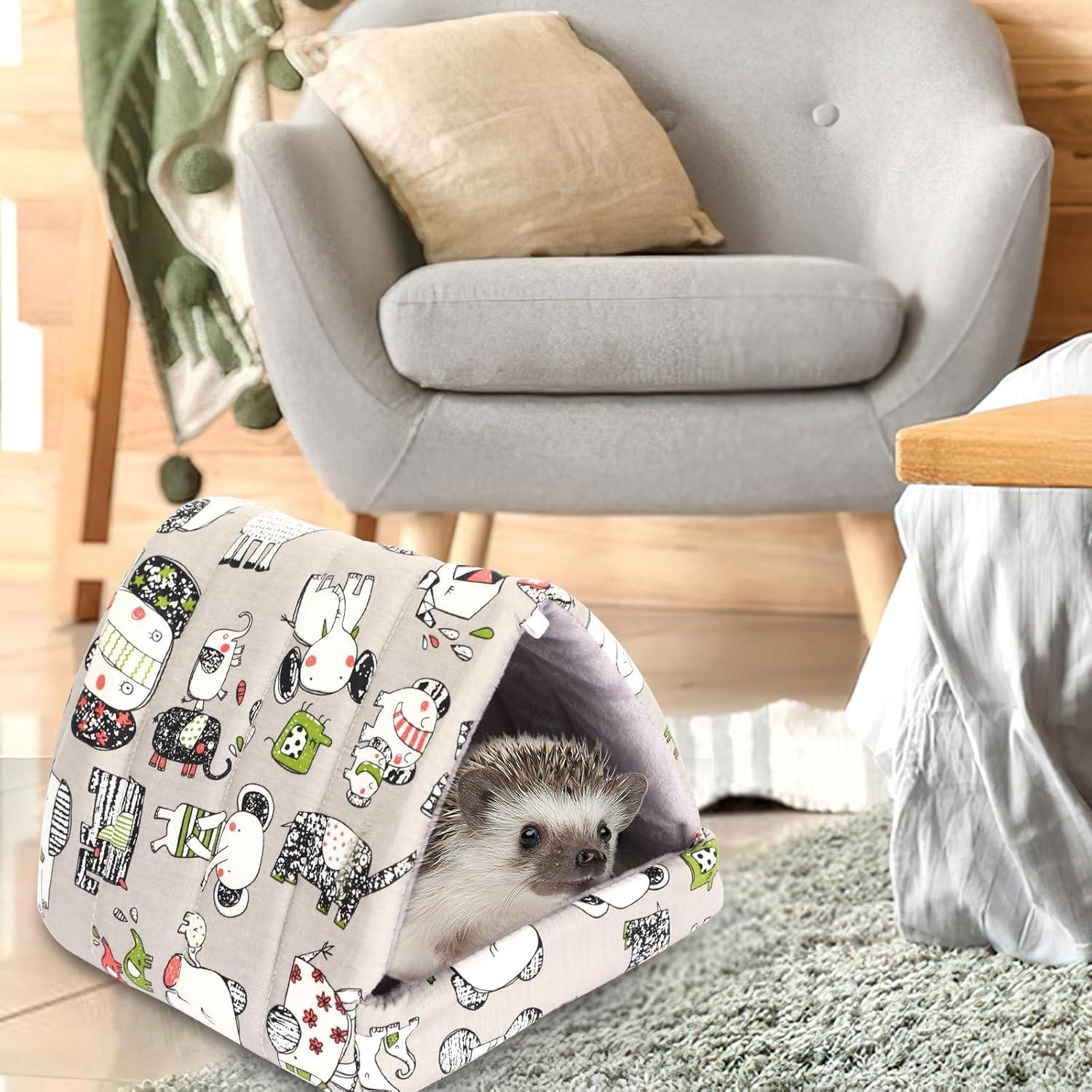 Escondite para Cobayas UPINS Lavable 17.3x18.8cm Gris Azul