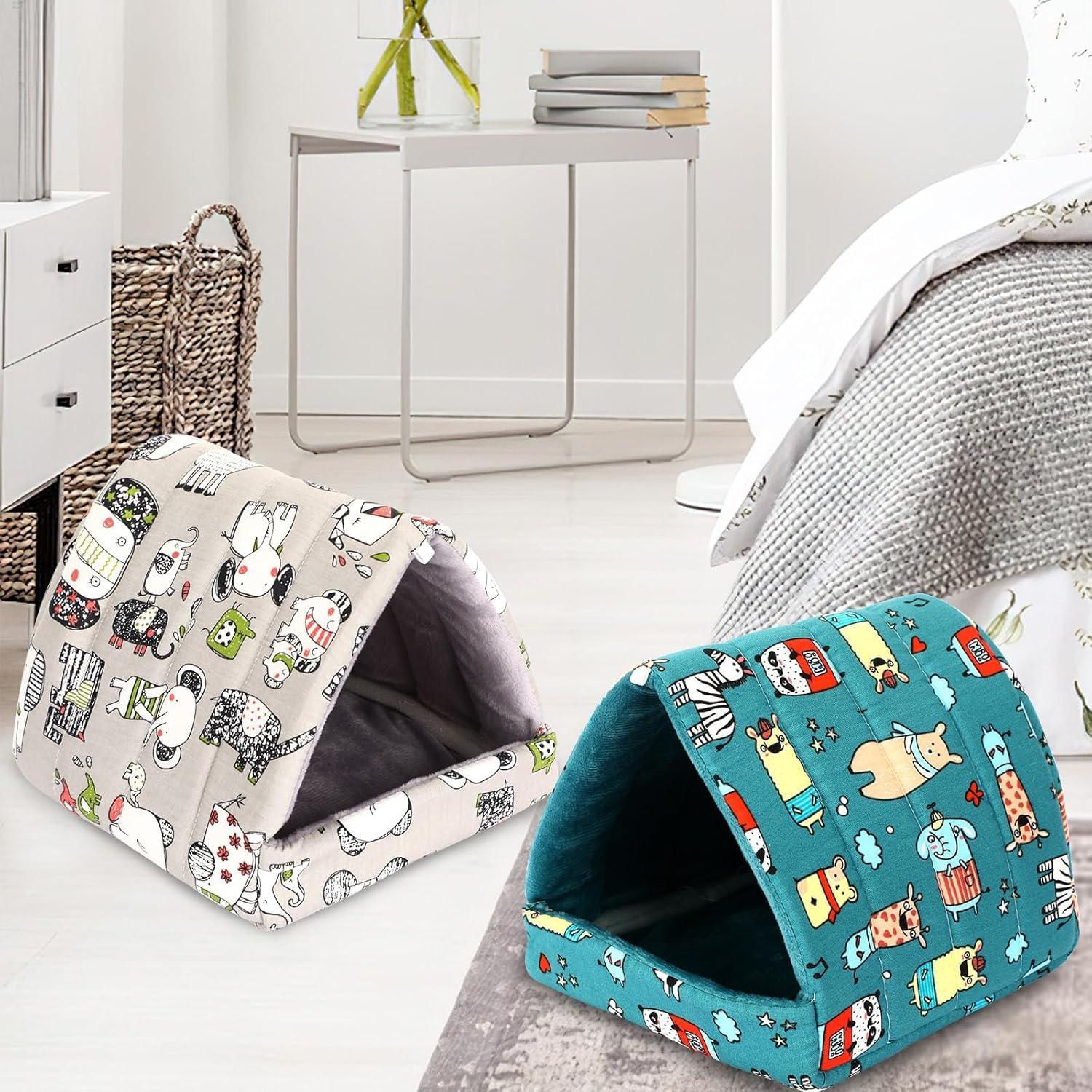 Escondite para Cobayas UPINS Lavable 17.3x18.8cm Gris Azul