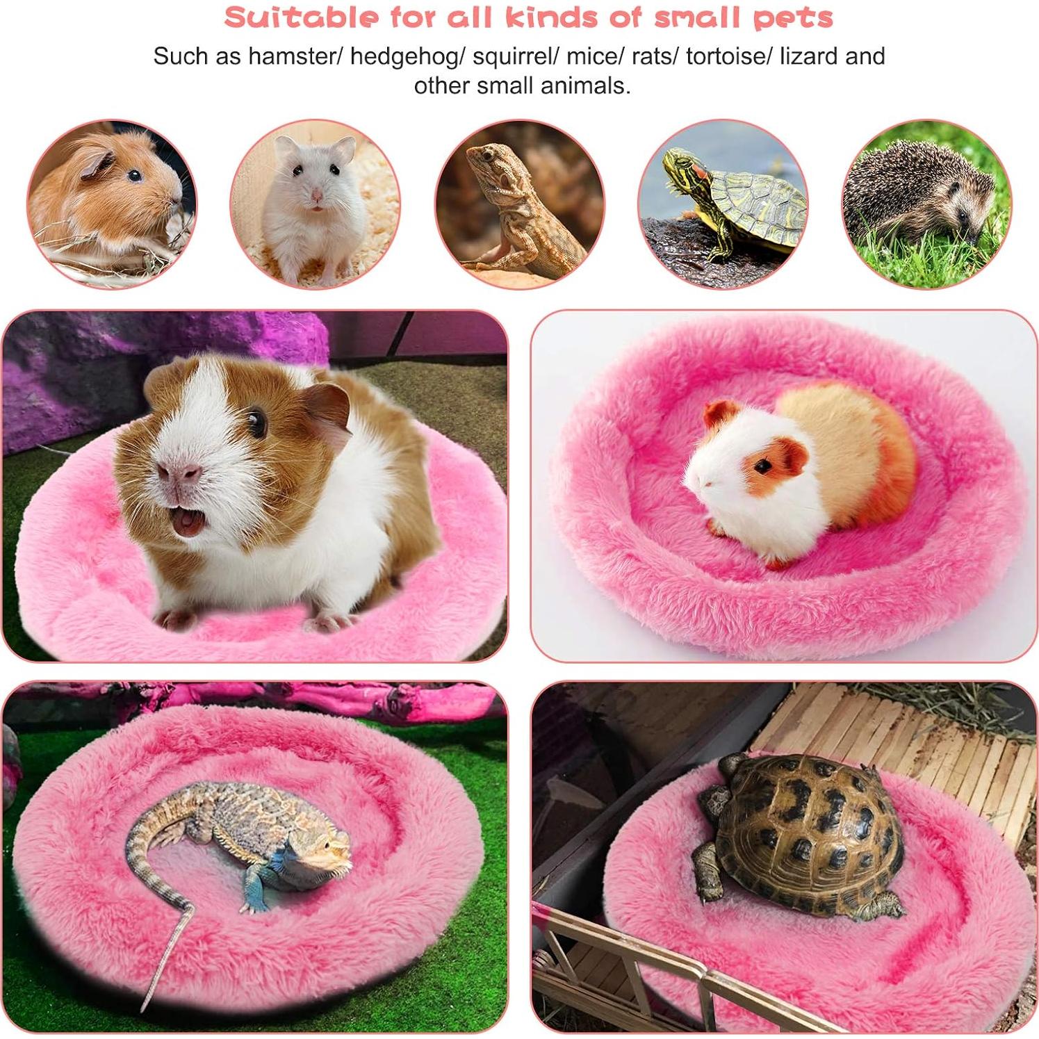 Almohadilla Redonda para Hámster BWOGUE 22 cm Rosa