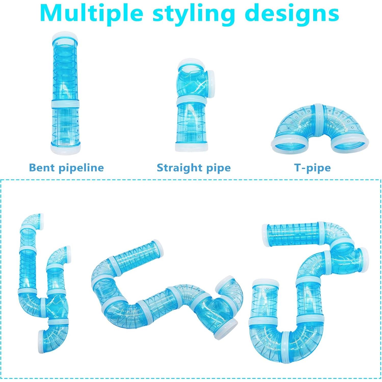 Túnel de Hámster Hamiledyi Azul 5.33 cm Expandible