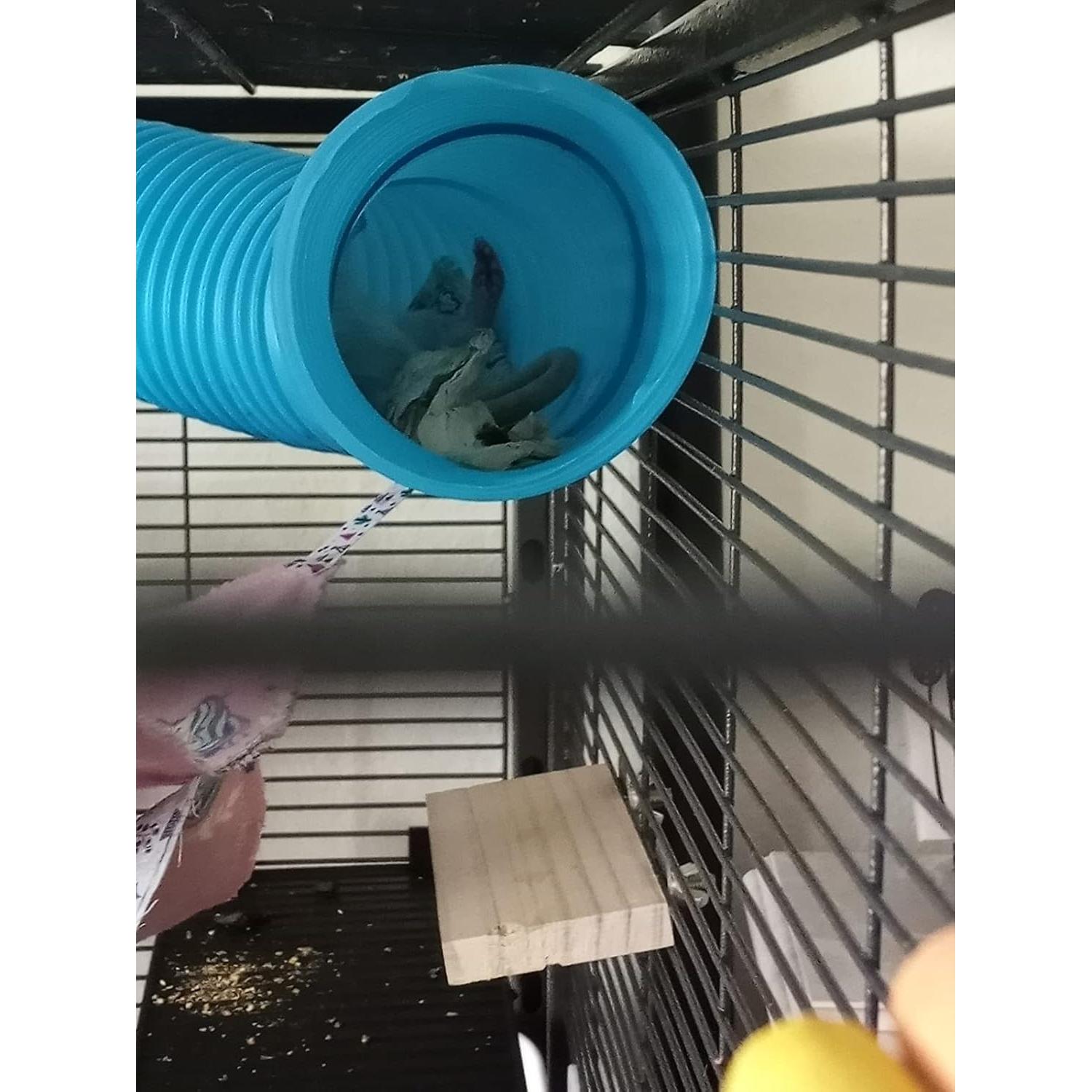 Túnel de plástico para hámster MUYG 21x10 cm 15 piezas