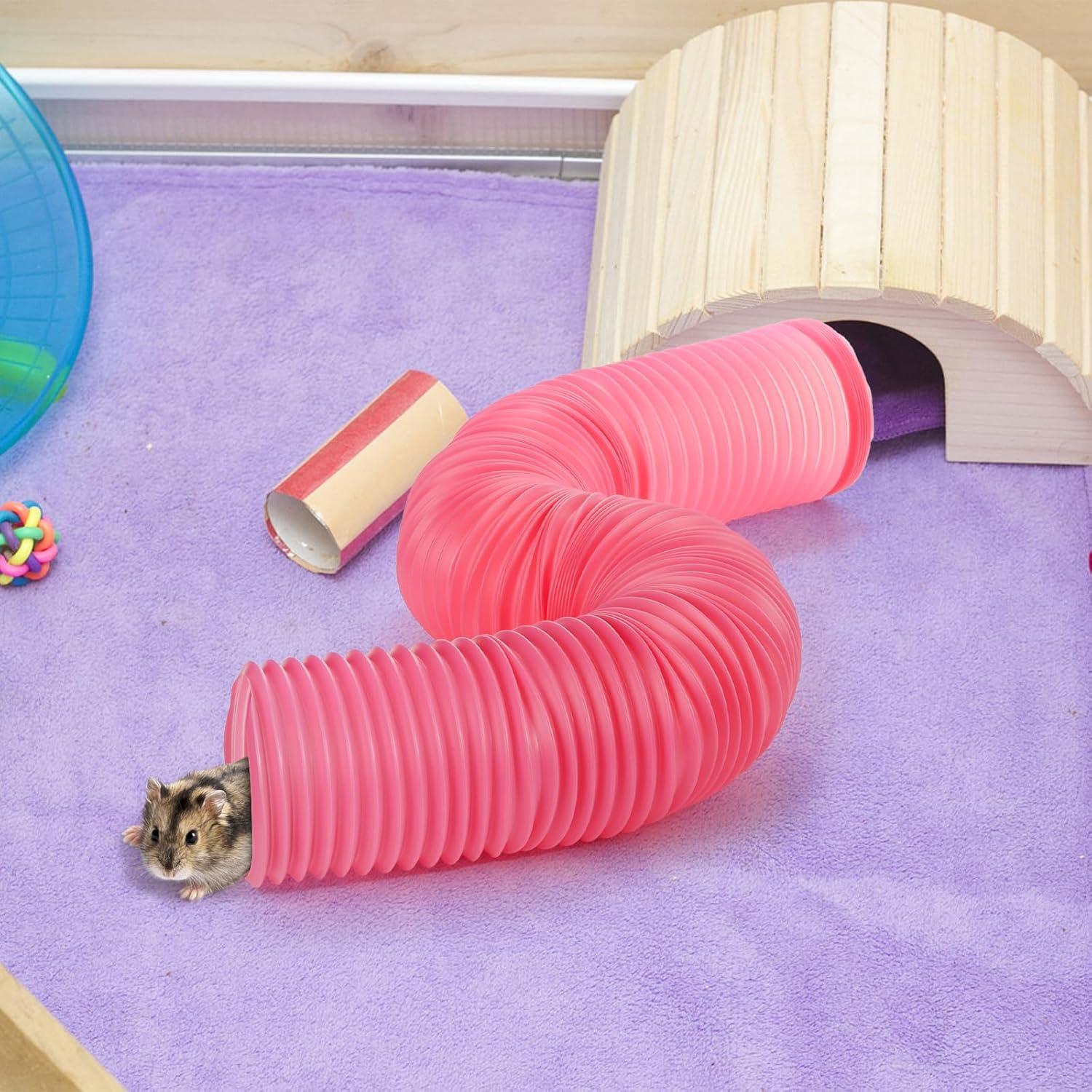 Túneles Divertidos para Hámster ZENFUN - 3 Paquetes Plegables