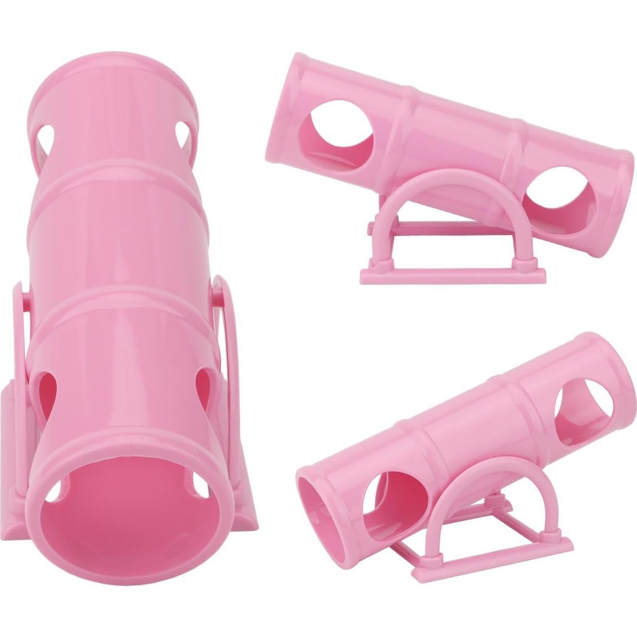 Juguete de túnel de balancín Hypeety para hámster rosa