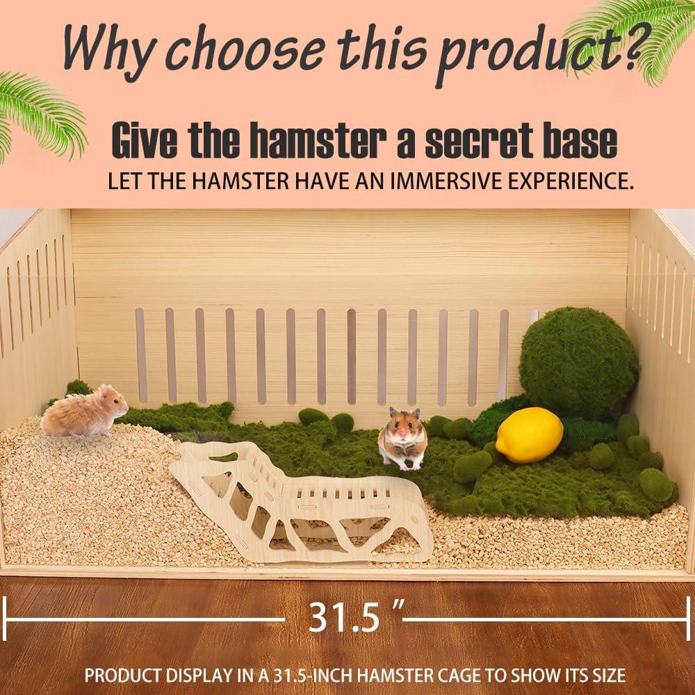 Escondite y túnel de exploración para hámster Kcrygogo