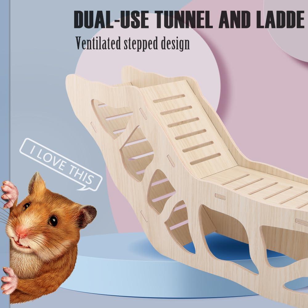 Escondite y túnel de exploración para hámster Kcrygogo