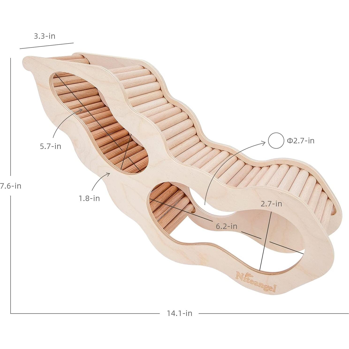 Casa para Hámster Niteangel con Escalera y Cueva 35.8x19.3cm