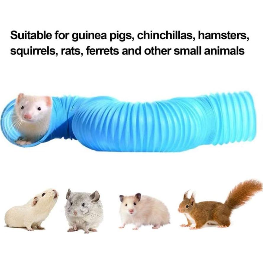 Túnel Plegable para Mascotas Hamiledyi 21 cm Azul 2 PCS