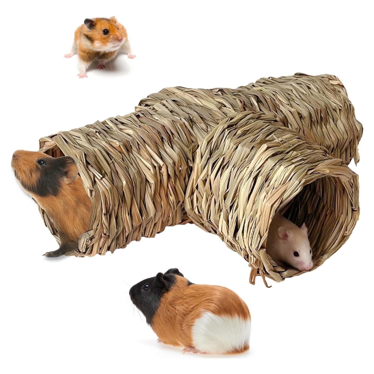 Túnel de Hierba Hamiledyi para Hámster y Pequeñas Mascotas 31.75cm