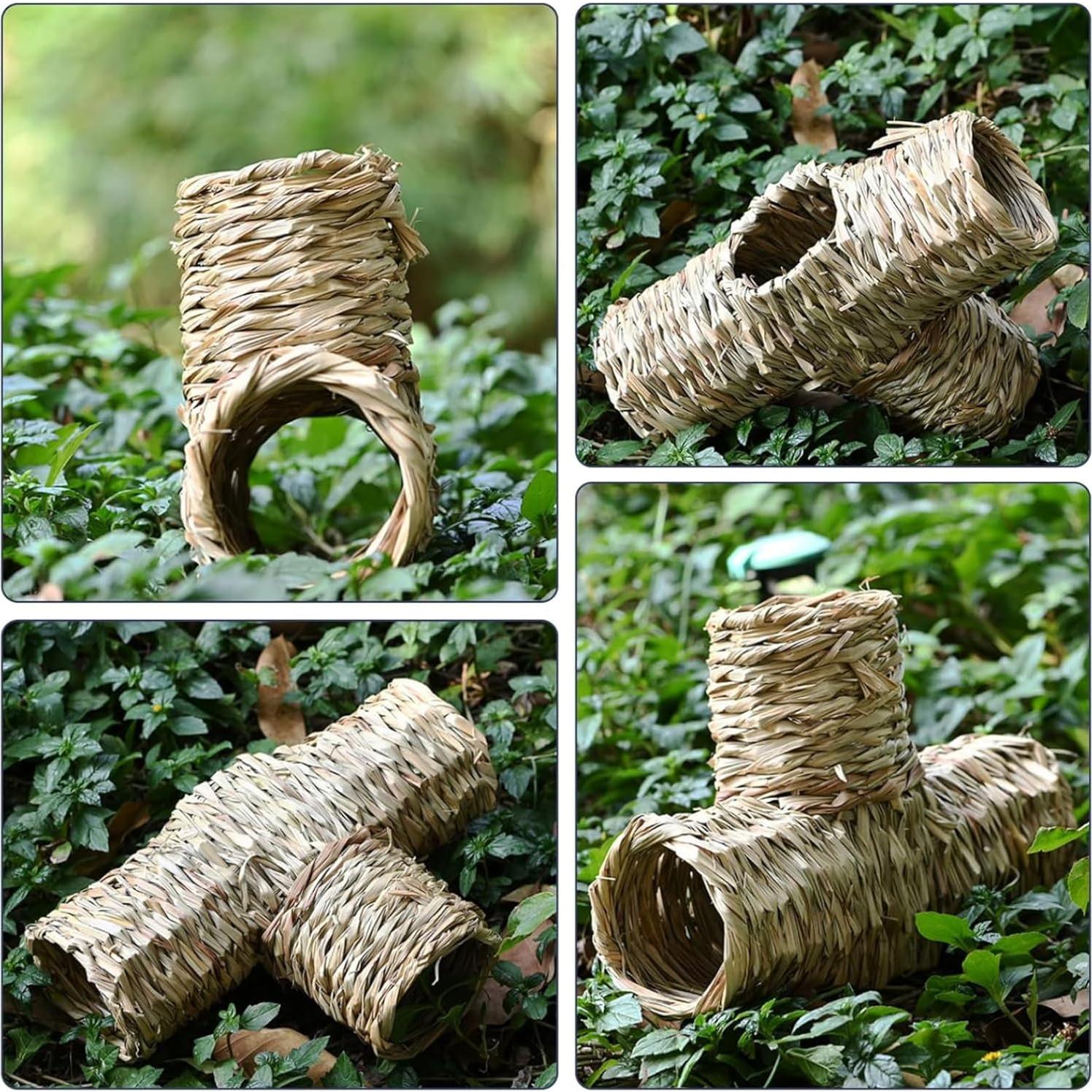 Túnel de Hierba Hamiledyi para Hámster y Pequeñas Mascotas 31.75cm