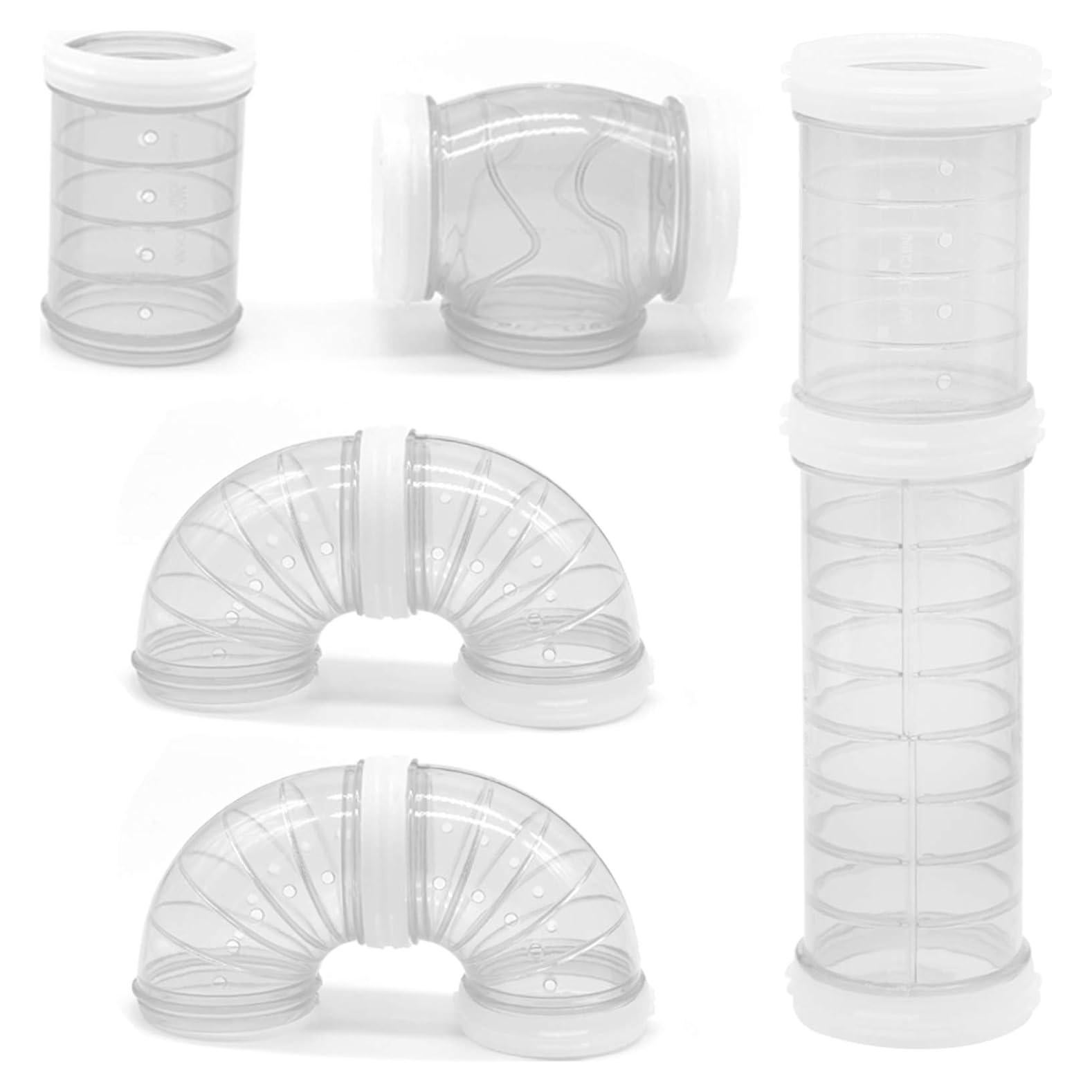 Juego de Tubos para Hámster Together-life, 8 Piezas, Conectables