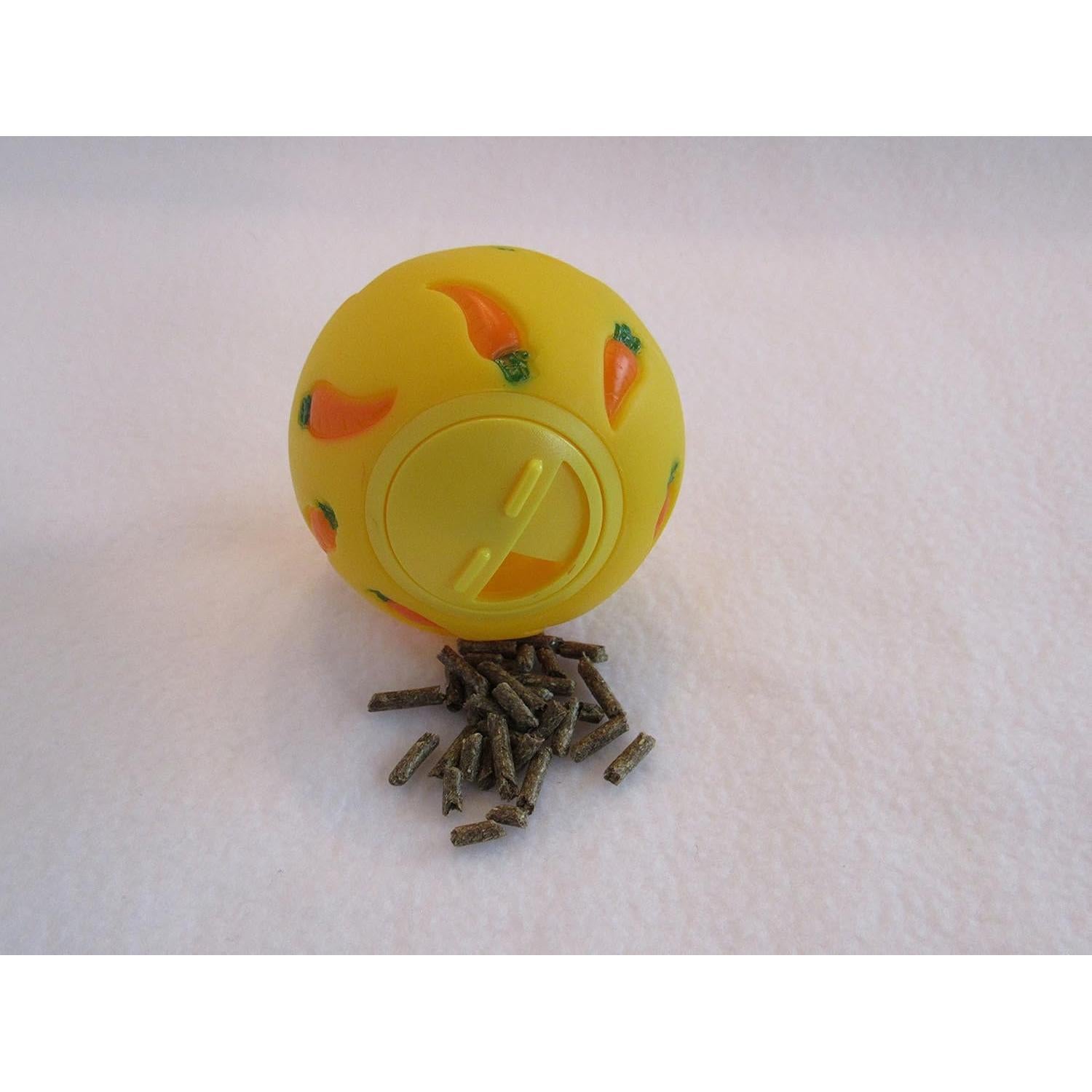Bola de Golosinas Interactiva Wheeky para Mascotas 7 cm Amarillo