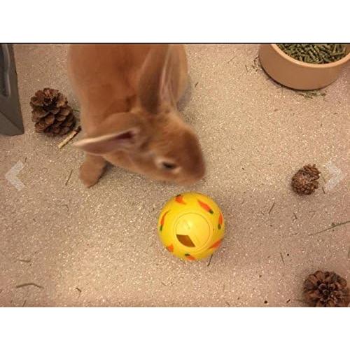 Bola de Golosinas Interactiva Wheeky para Mascotas 7 cm Amarillo