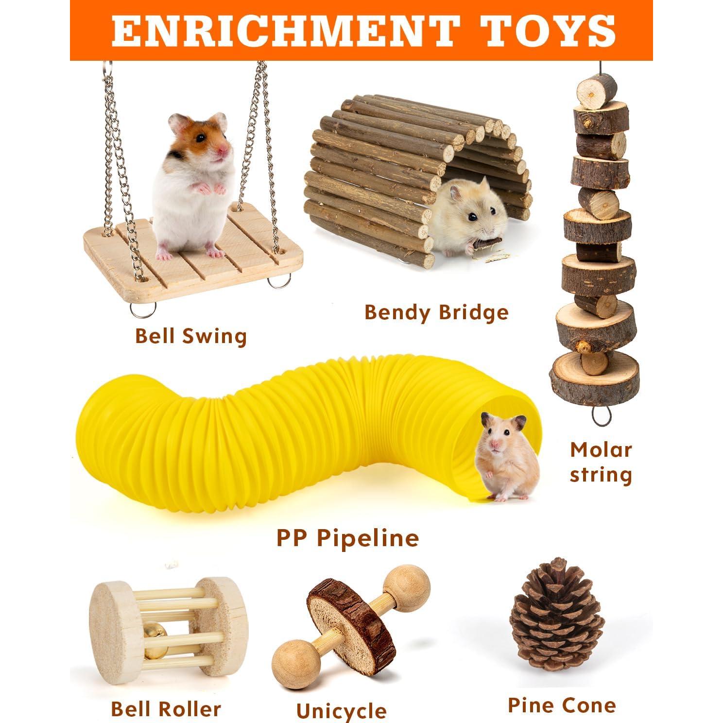 Accesorios para hámster y cobaya Sofier - Juguetes Naturales