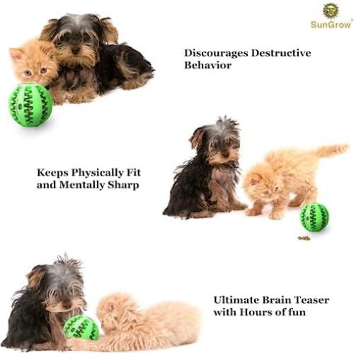 Pelota Masticable SunGrow para Conejos y Mascotas 7 cm