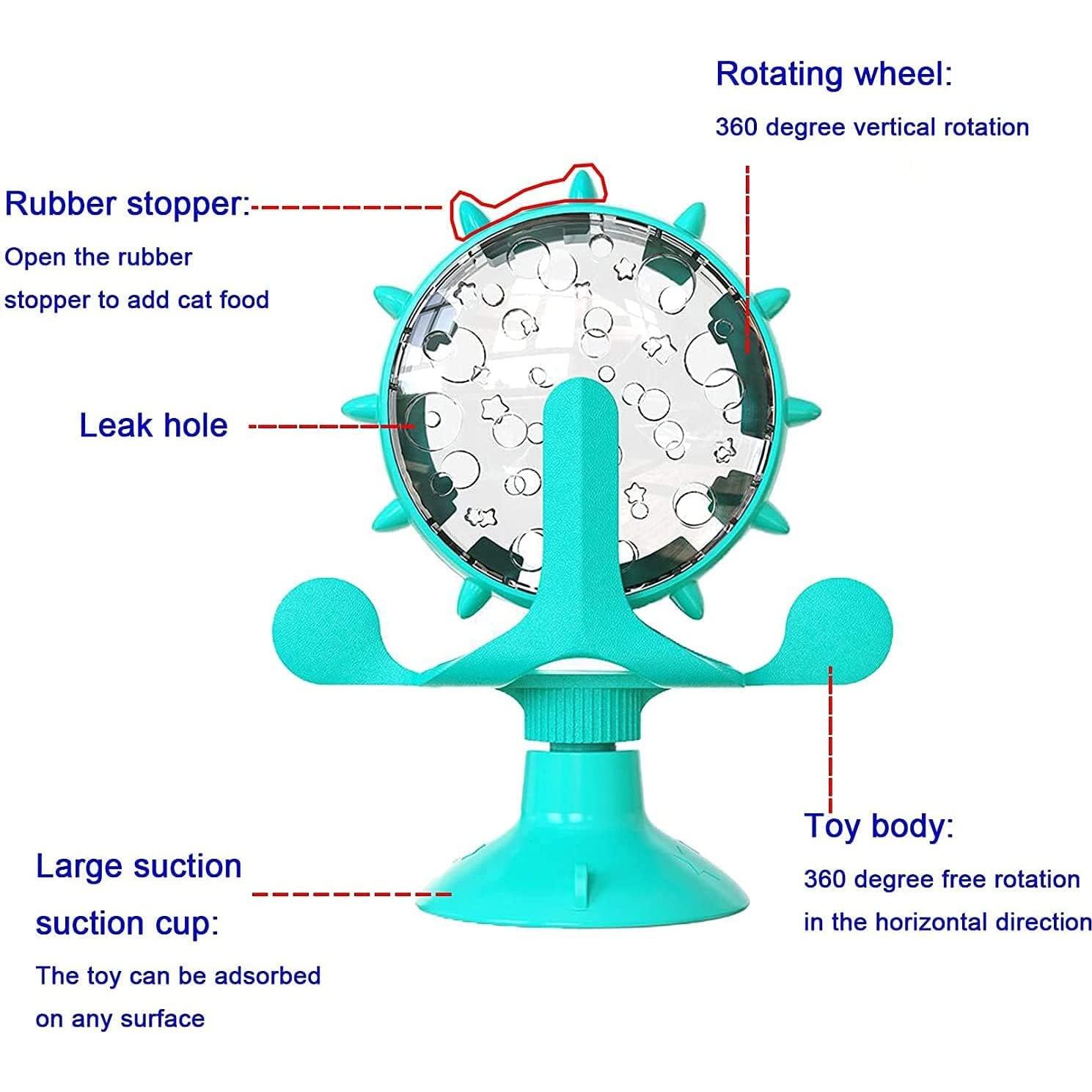 Bola de Golosinas Rotativa 360 H-Enoch para Animales Pequeños