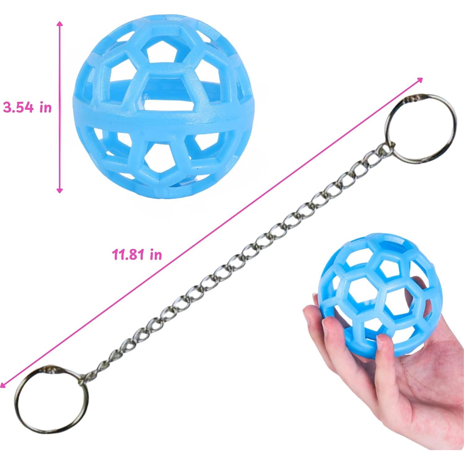 Pelota de Golosinas para Conejos Homedy 9cm Azul