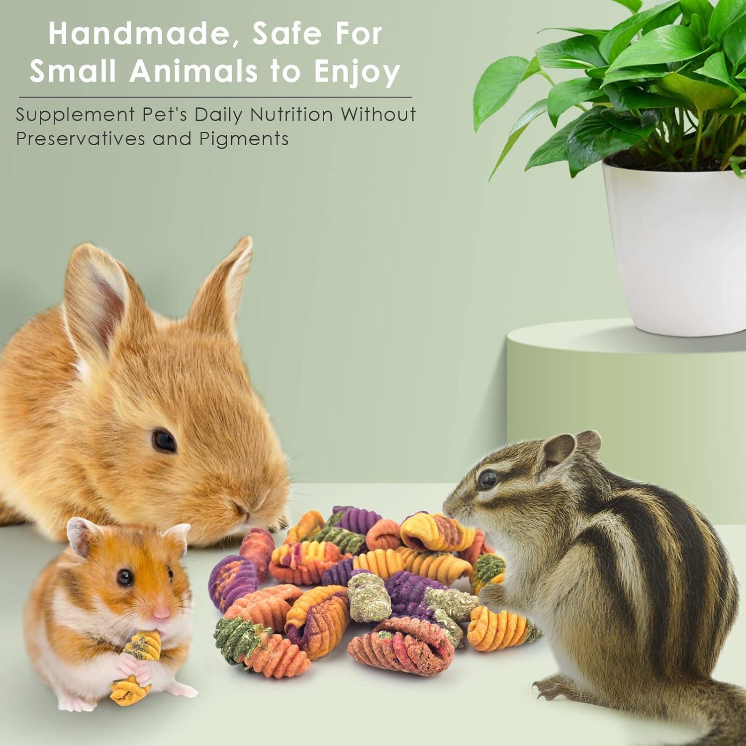 Golosinas Masticables para Conejos ERKOON 200g - Natural y Saludable