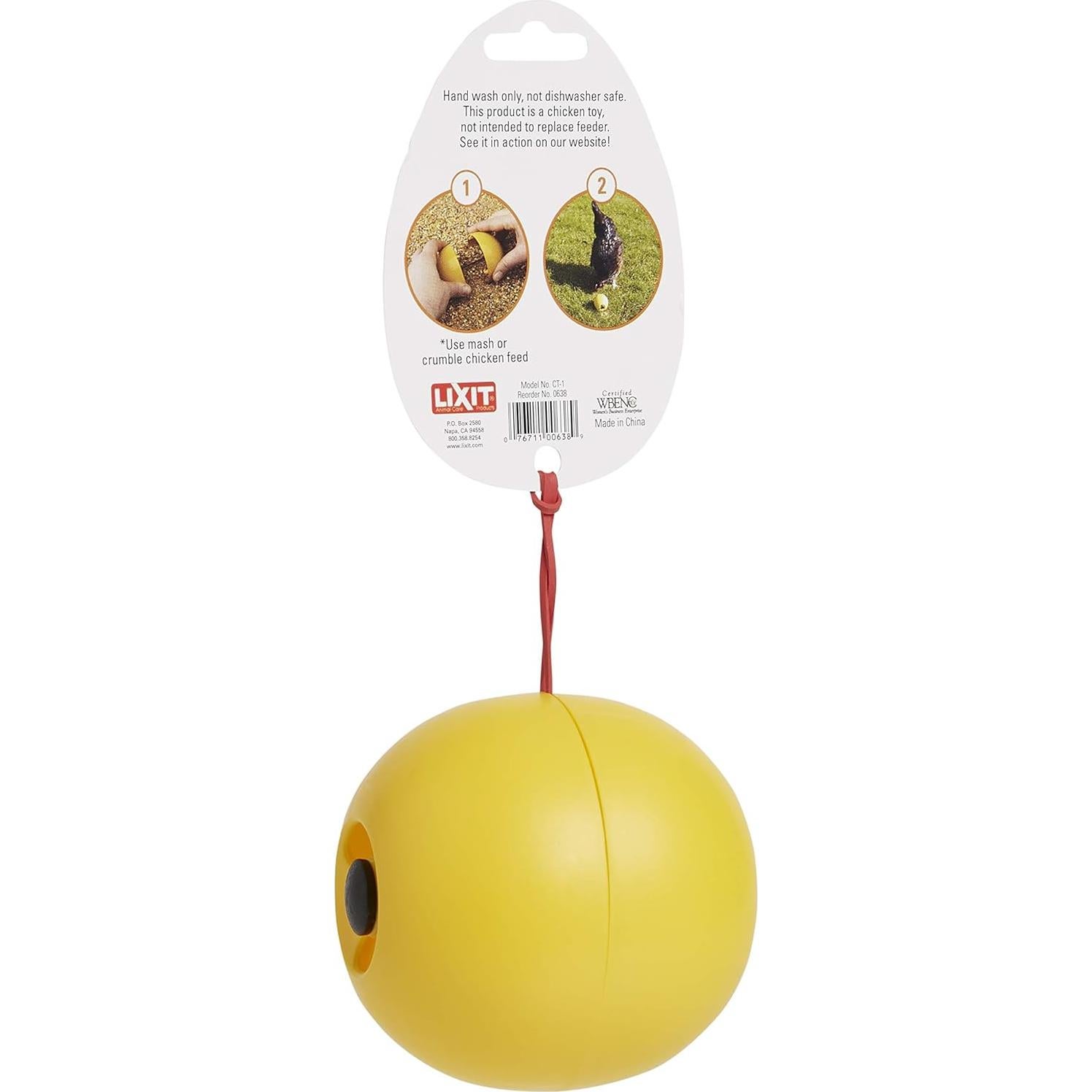 Comedero Juguete para Pollos Lixit CT-1 2 Paquete 73.71g