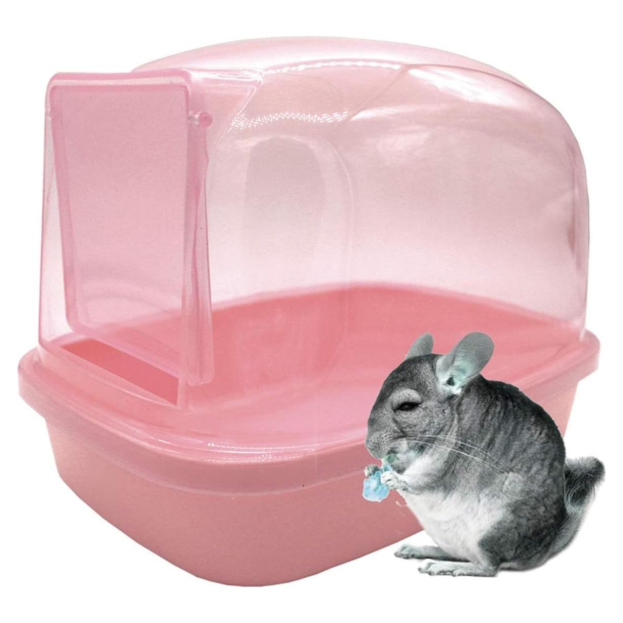 Baño Seco para Hámster Enano Kathson - Arena Plástica Rosa