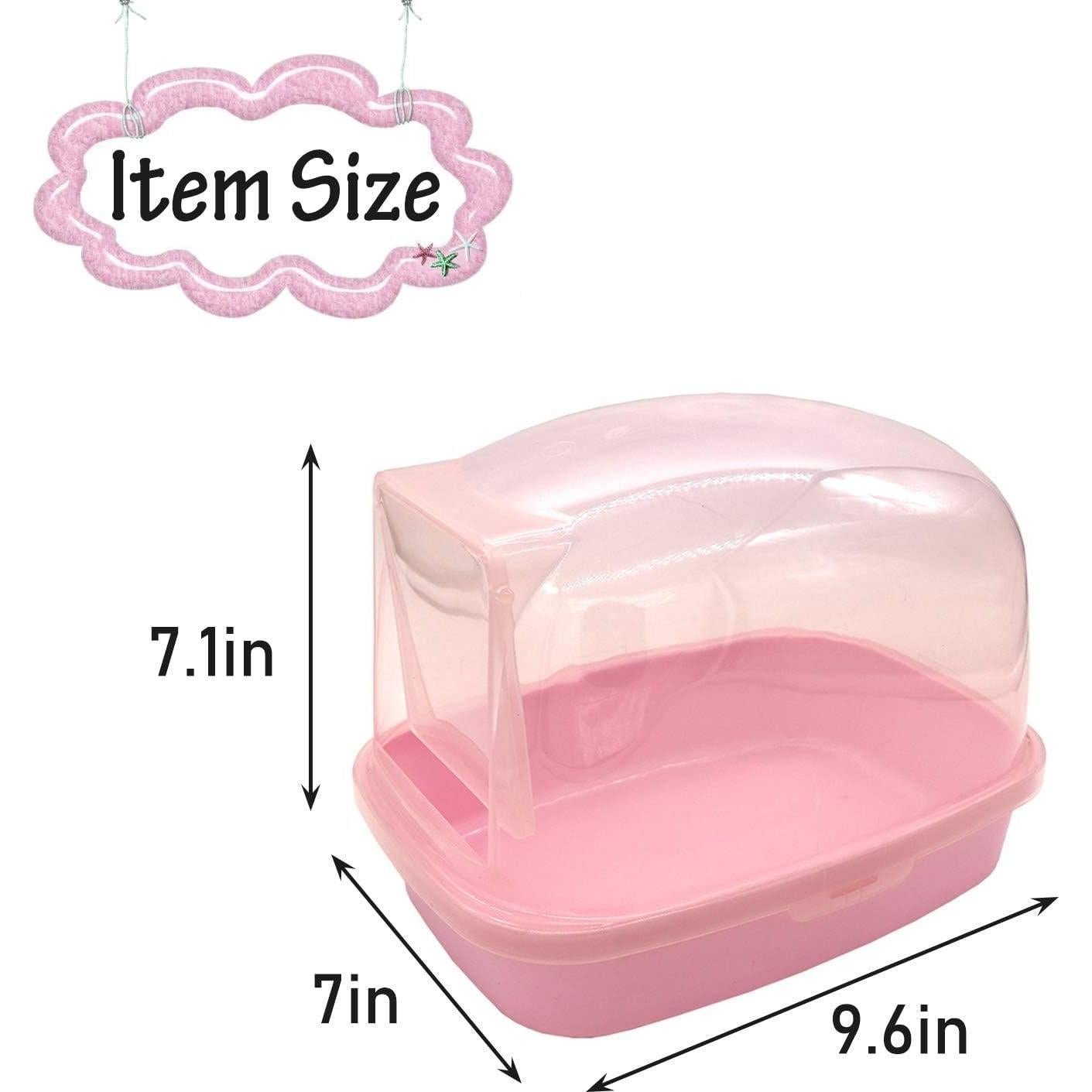 Baño Seco para Hámster Enano Kathson - Arena Plástica Rosa