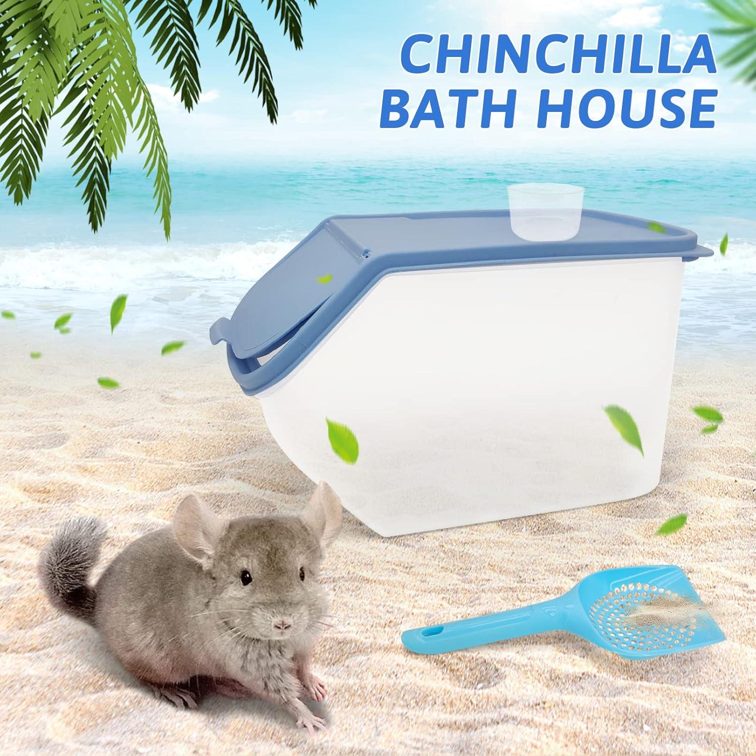 Contenedor de Baño de Arena BNOSDM para Hámster y Chinchilla