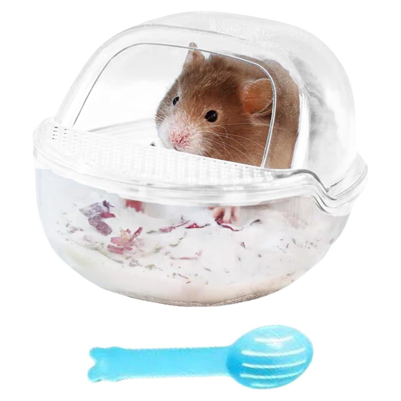 Baño de Arena para Hámster CYUmail 12.7x10.2x8.9 cm