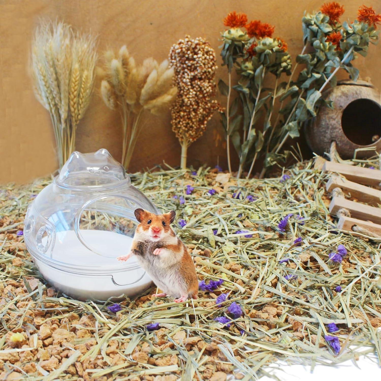 Arena para Baño de Hámster JFWOD 3.49kg Natural Sin Polvo