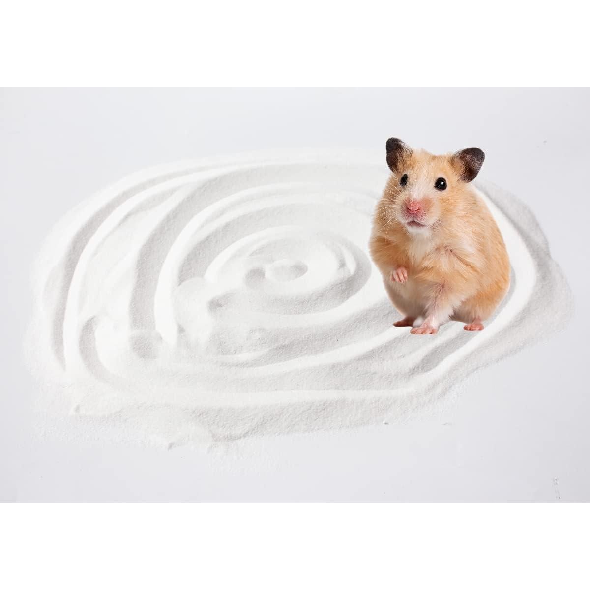 Arena para Baño de Hámster JFWOD 3.49kg Natural Sin Polvo