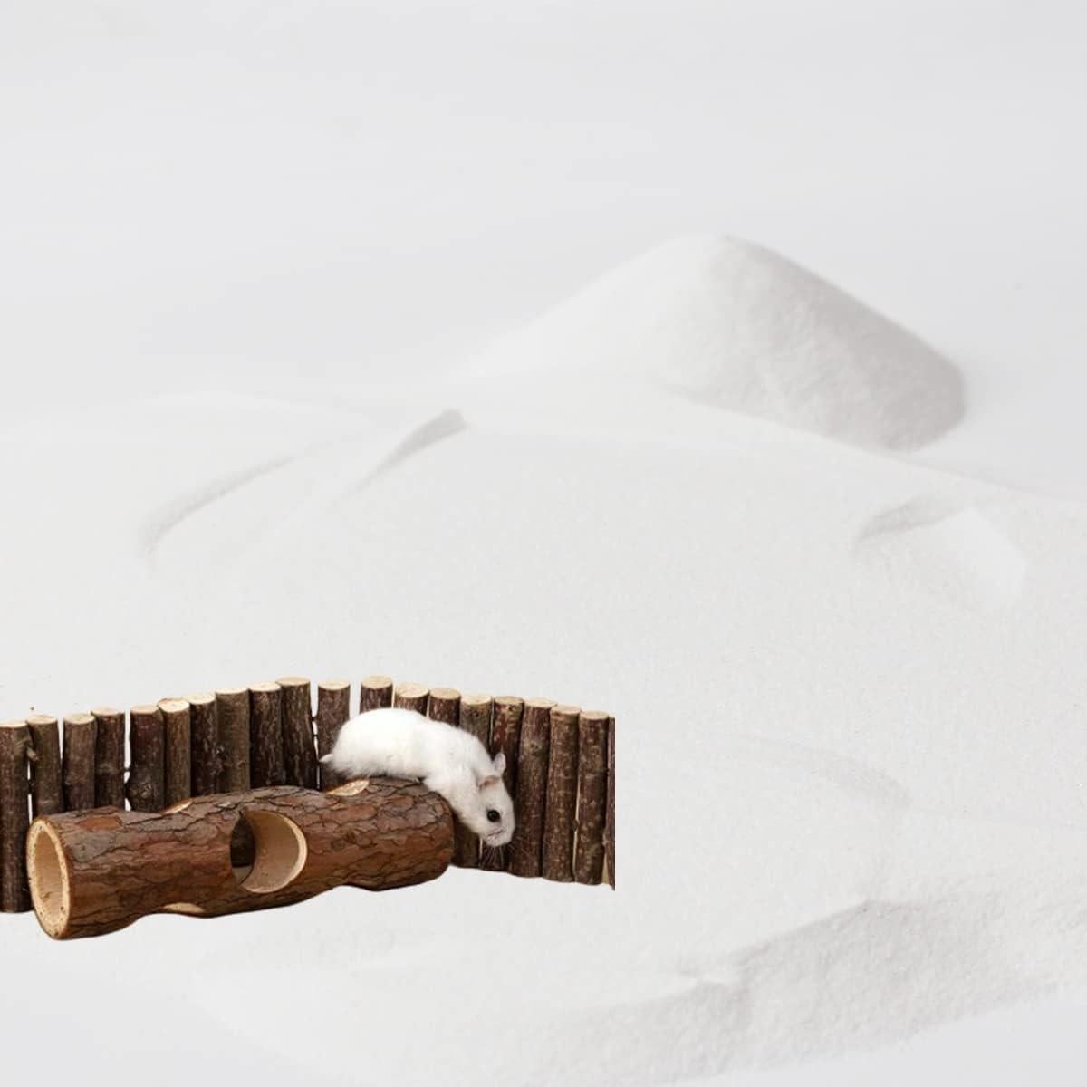 Arena para Baño de Hámster JFWOD 3.49kg Natural Sin Polvo