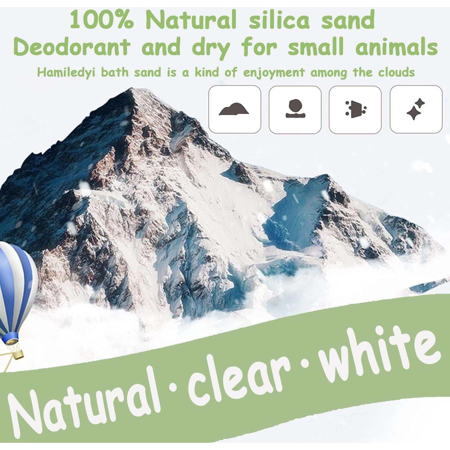 Arena de Baño para Hámsters Hamiledyi 0.91 kg - Aseo Chinchillas