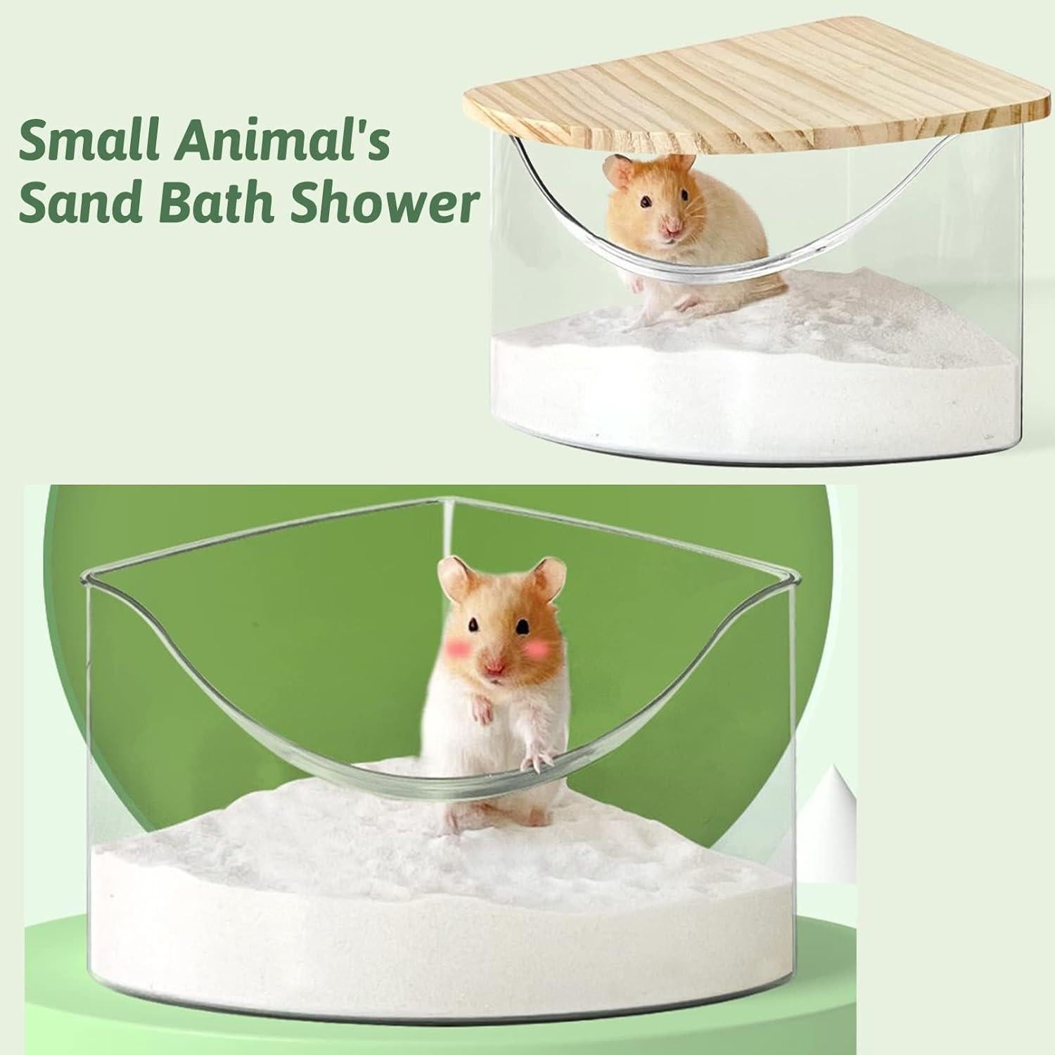 Arena de Baño para Hámsters Hamiledyi 0.91 kg - Aseo Chinchillas