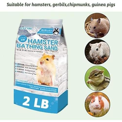 Arena de Baño para Hámsters Hamiledyi 0.91 kg - Aseo Chinchillas