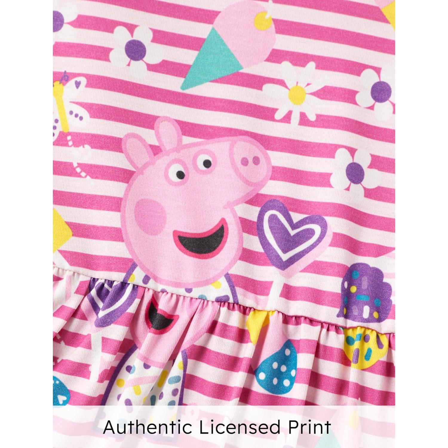 Vestido sin mangas Peppa Pig 2T multicolor con mariposas