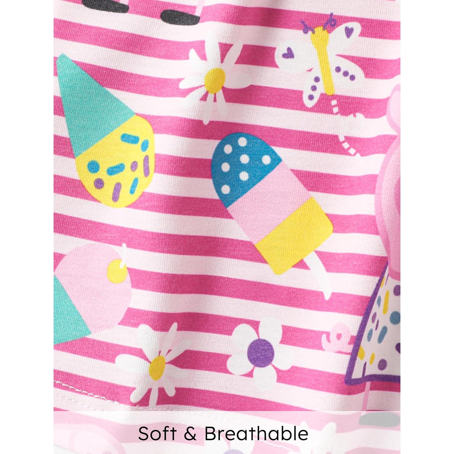 Vestido sin mangas Peppa Pig 2T multicolor con mariposas