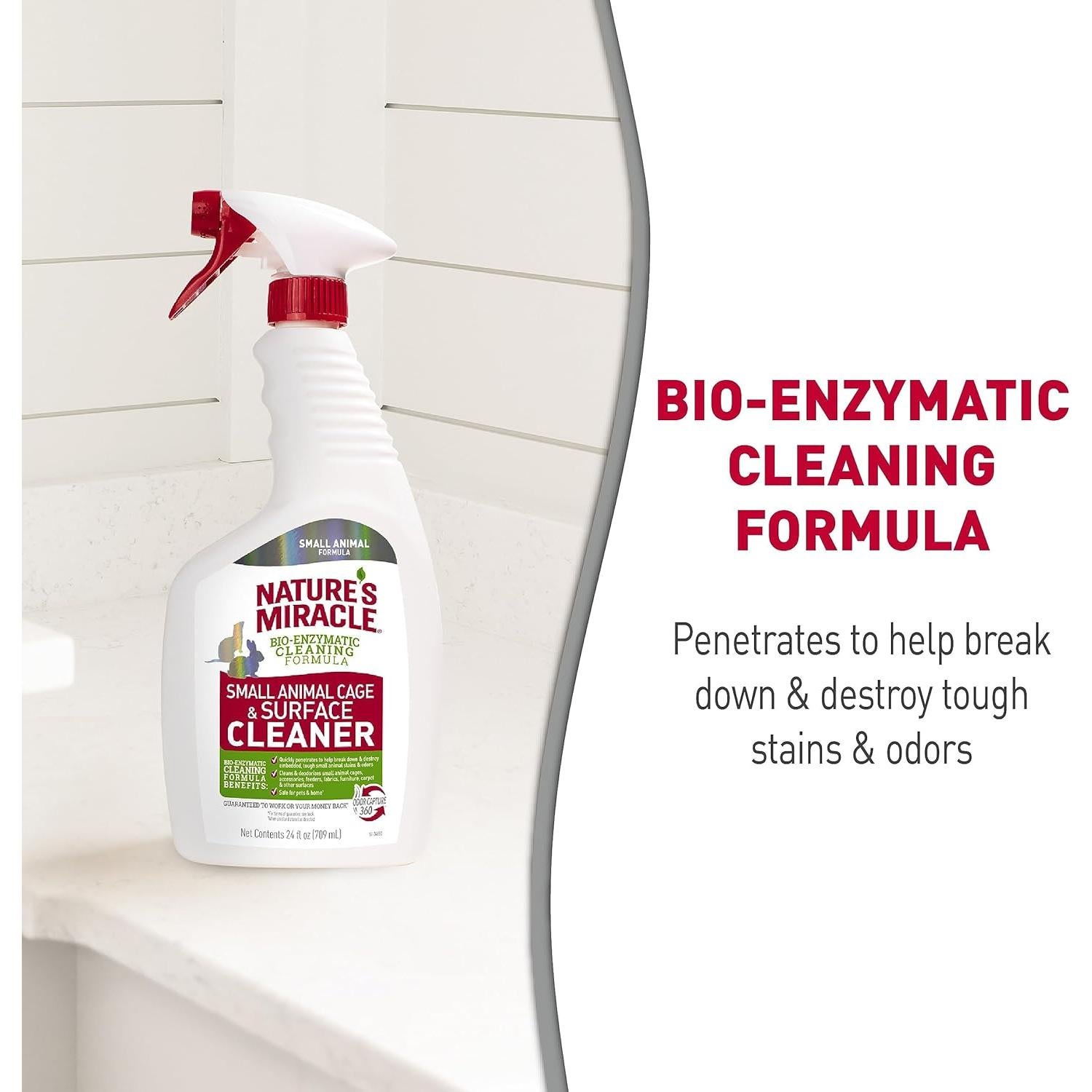 Limpiador Bio-Enzimático Nature's Miracle 680g para Jaulas